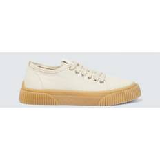 Canvas lace-up sneakers beige (UK 6)