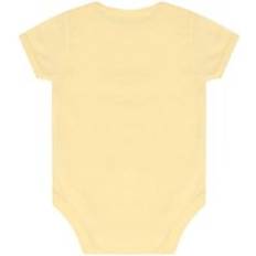 Press-Studs Bodysuits Larkwood Essential Short Sleeve Bodysuit Mustard 0-3