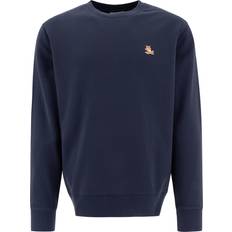 Maison Kitsuné Herre Sweatere Maison Kitsuné Sweatshirt Men color Blue