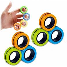 MaxCustom Anti-Stress Magnetic Rings 3pack (Orange)