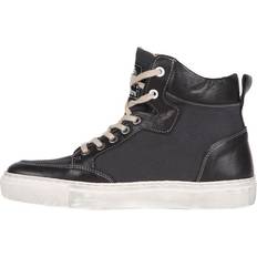 Helstons Kobe Canvas Armalith Leather Grey Black Shoes