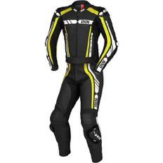 Gul Motorcykelstativer iXS Læderdragt 2-delt RS-800 - Sort/Gul/Hvid Herre