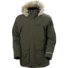 Dunfrakker & Vatterende frakker - Grå Helly Hansen Reine Parka Utility Vinterjakke Herre - Green