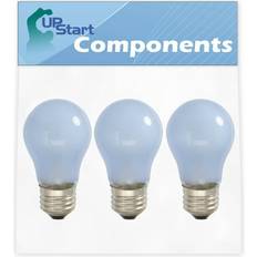 UpStart Components Infinisia, 3-Pack 241555401 Refrigerator Light Bulb Replacement for Frigidaire FFSS2622NB2 Refrigerator Compatible with Frigidaire 241555401 Light Bulb