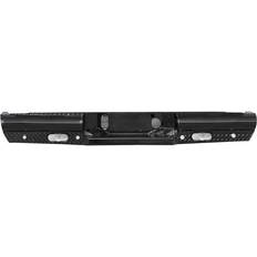 Bumpers Fab Fours Black Steel Rear Bumper FS23-T5950-1 2023 Ford F-350