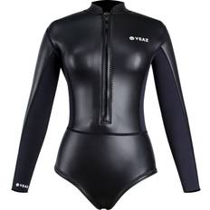 Tauchen Nassanzüge YEAZ Neopren-Schwimmanzug, Damen Neosuit Noir