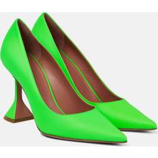 Green - Women Heels & Pumps Amina Muaddi Ami Leather Pumps - Green