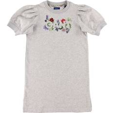 Gant 134/140 Klänningar Gant Klänning Flower Logo Ljusgrå Melerad m. Blommor 11-12 år (146-152) Klänning