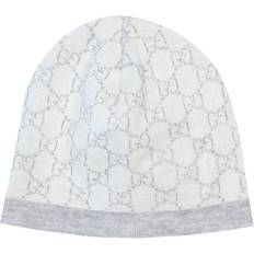 Gucci Gucci Kids Baby GG wool beanie white