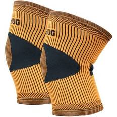 Twin Pack Knee Support for Men and Women Knee Brace for Arthritis, Joint Pain and Injury Rehabilitation Bamboo Compression Sleeve for Sports