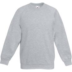 Fruit of the Loom Raglan Sleeve Sweatshirt Grey 3-4 Years