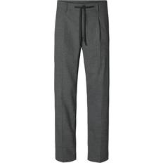 Selected Homme Dam Byxor Selected Homme Veckad Byxor Grå