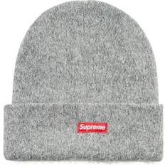 Supreme Accessories Supreme box logo beanie unisex Mohair One Grey