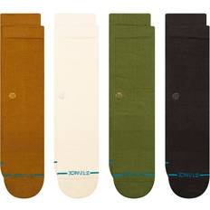 Stance Socks Stance Icon Crew Socks 4 Pack - Icon Gold/Cream Green/Navy