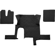Automatten F-CORE FL29 Black Vloermatset Kunstleer Voor 3 Zwart