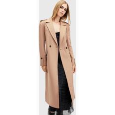 AllSaints Coats AllSaints Wool-Blend Augusta Coat brown