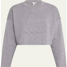 Loewe Anagram cropped wool-blend sweater