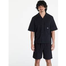 Calvin Klein Camisas Calvin Klein Jeans Seersucker Short Sleeve Shirt Black