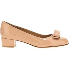 Ferragamo Heels & Pumps Ferragamo Women Vara pump Beige