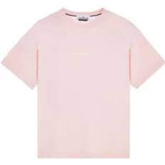 Stone Island T-shirts Stone Island T-Shirts, male, Pink, Short Sleeve Logo T-Shirt