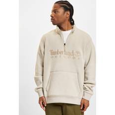 Transparent Pullover Timberland Linear Logo 1/4 Zip Polartec Fleece Pullover Beige