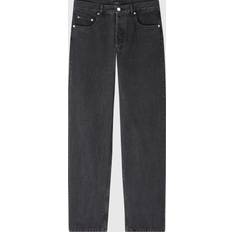 Fairfax Wide Leg Medium Wash Jeans - Black