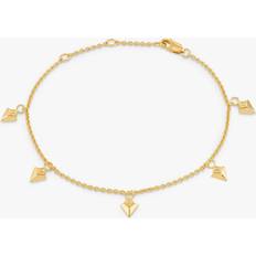 Rachel Jackson London Arrow Spike Station Bracelet, Gold