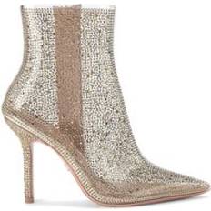 Gold Boots Carvela 'Lovebird Vinyl Ankle' Boots Gold