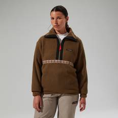 Fleece Jackets - Unisex Berghaus Aztec Half Zip Fleece - Brown/Black