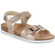 Rose Gold Children's Shoes Geox Sandals ADRIEL GIRL kid Gold kid