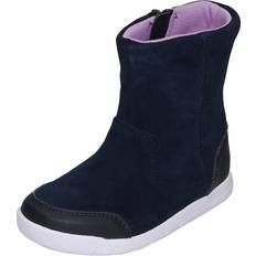 Blue Boots Clarks (Navy, Infant) Girls Casual Boots Emery Rise Fit Blue