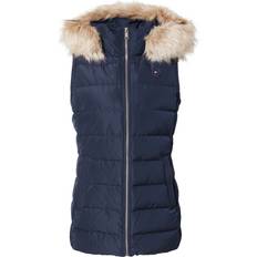 Tommy Hilfiger Dame Veste Tommy Hilfiger Water Repellent Down Hooded Vest DESERT SKY