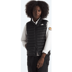 The North Face Chalecos The North Face Hike Synthetic Midlayer Negro Logo Blanco Mujer - Black