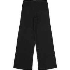 Only Ribbed Wide Leg Trousers - Black