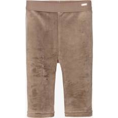 Mayoral Baby Girls Beige Velour Leggings