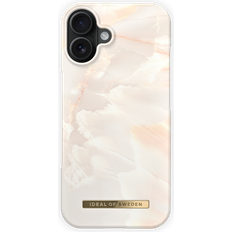 iDeal of Sweden Fashion Back Cover für das iPhone 16 Rose Pearl Marble Bunt