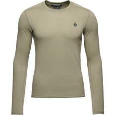 Beige - Herren Basisschicht Black Diamond Herren Coefficient LT Crew Longsleeve grau