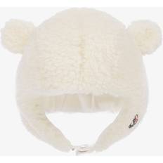 Moncler Tilbehør Børnetøj Moncler Moncler Enfant Ivory Sherpa Fleece Trapper Hat (24-36 month)