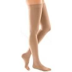 Medi Duomed Soft Class 2 Compression Stockings Thigh Length Open Toe Beige XL