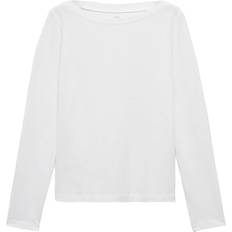 Mango Överdelar Mango T-shirt Saco Vit