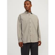 Vida Överdelar Jack & Jones Vid Passform Skjorta Beige