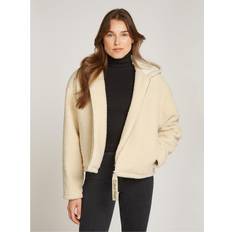 Calvin Klein Jeans Relaxed Sherpa Padded Jacket Beige
