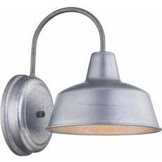 Clihome 8.35 in. Gray Outdoor Barn Lights Sconce Exterior Fixture Mount Wall Light