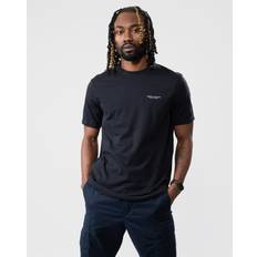 Armani Exchange Herre T-shirts Armani Exchange T-Shirt - Natblå/Hvid