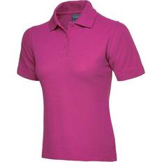 Pink - Unisex Polo Shirts Uneek UC115 Ladies Ultra Cotton Poloshirt XL, COLOUR: Hot Pink