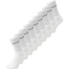Jack & Jones White Socks Jack & Jones Tennis Sock 9 Pack Blanc