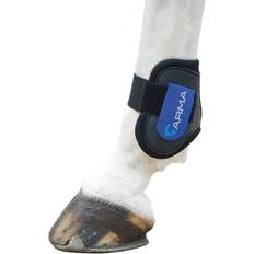 Equestrian (Pony/Cob, Black/Royal Blue) ARMA Horse Fetlock Boots