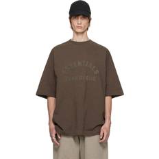 Fear of God ESSENTIALS Brown Bonded T-Shirt HEATHER WOOD