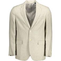 Hombre - Lino Chaquetas Gant Linen Classic Jacket with Men's Logo