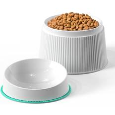Farm Food Elevated Cat Food Bowl Widen Raised Dishescat Food Bowls